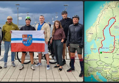 35 dni, tysiące kilometrów i koło podbiegunowe. Marcin Ryttel objechał Bałtyk na rowerze