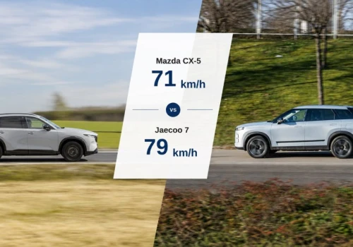 Mazda CX-5 nie zachwyciła w teście łosia. Chińskie Jaecoo 7 poradziło sobie zdecydowanie lepiej