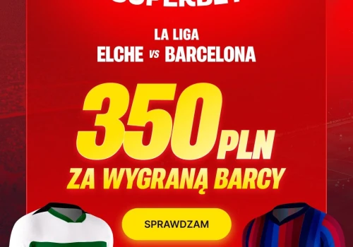 350 zł za wygraną Barcelony na start! Szalona oferta
