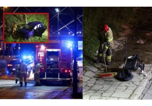 Tragiczny wypadek w Krakowie. Rodzice zginęli, dziecko w szpitalu