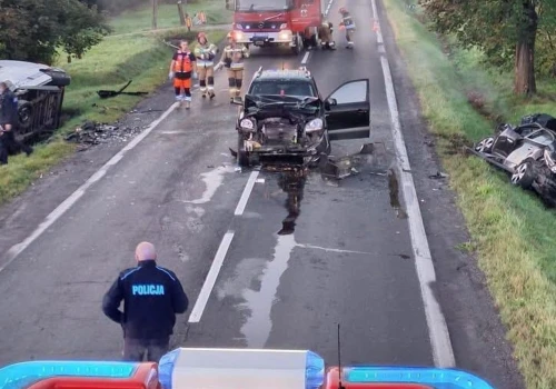 Poważny wypadek pod Dębicą. Pięć osób w szpitalu