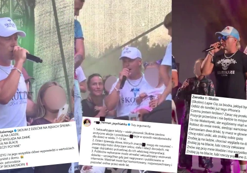 Król latino i parówek, Skolim, jest krytykowany za śpiewanie zbereźnych piosenek z dziećmi na kolanach