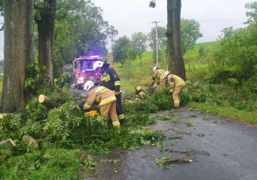 Pogodowy armagedon na Warmii i Mazurach. Strażacy interweniowali ponad 1600 razy