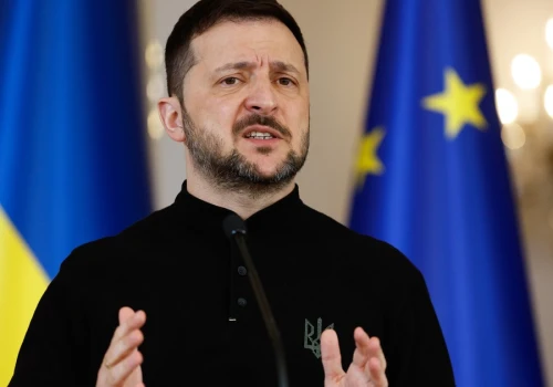 Wołodymyr Zełenski odpowiada na wezwanie politycznego oponenta. 