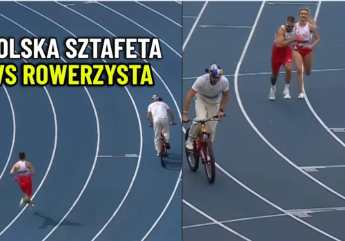 Rowerzysta skaczący przez płotki kontra sztafeta mieszana 4 × 100 m. Nietypowe wyzwanie reprezentantów Polski