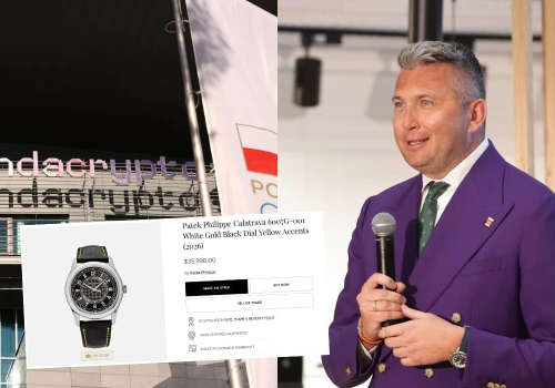 Piesiewicz próbuje się wytłumaczyć dlaczego dostał od szefa Zondacrypto zegarek za 40 koła euro