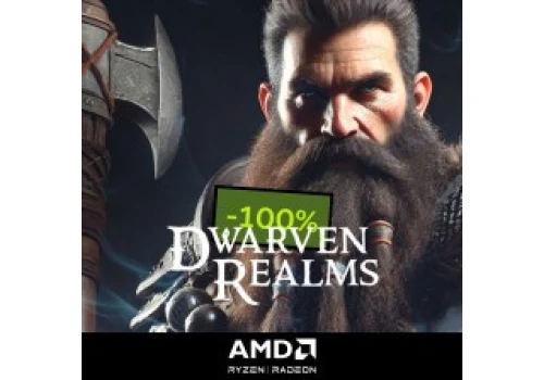 Odbierz grę Dwarven Realms za darmo na PC. Ponad 2000 kluczy Steam od AMD Gaming!