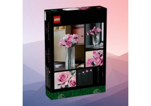 LEGO Botanical Collection Bukiet różowych róż za 159,99 zł (cena katalogowa 249,99 zł) w Amazon PL