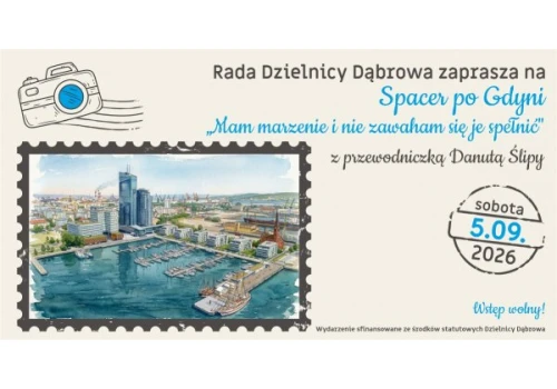 Cykl spacerów z przewodniczką Danutą Ślipy - Spacer po Gdyni