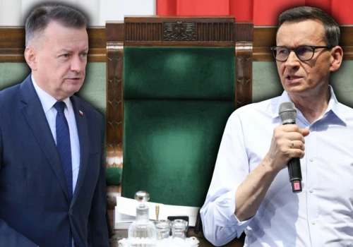 Błaszczak uderza w Morawieckiego. 