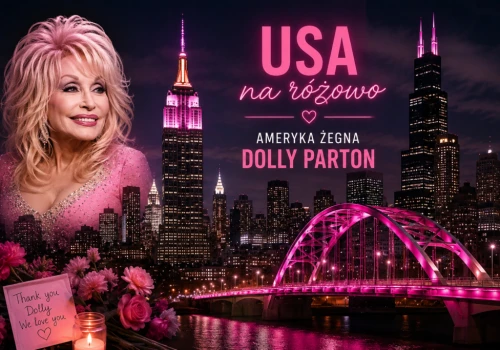 USA na różowo. Ameryka w niezwykły sposób żegna Dolly Parton