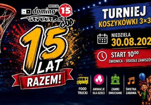 Turniej koszykówki i DARMOWE atrakcje dla dzieci. 15. DOMINO STREETBALL CUP już w niedzielę!