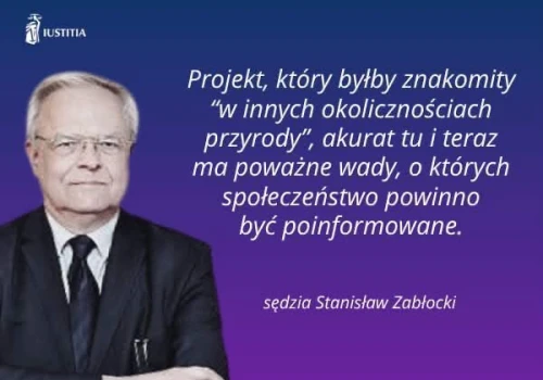 Sędzia Stanisław Zabłocki: Wolność słowa wymaga publicznego sporu, a nie dyskusji na privie