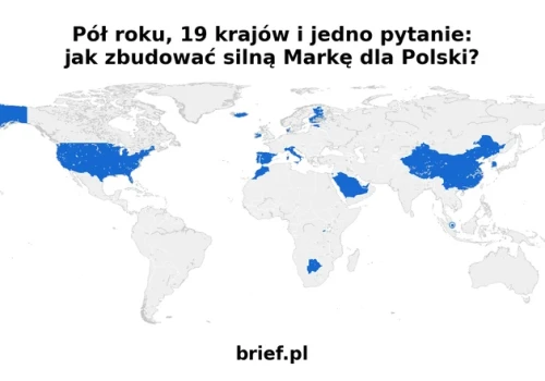 Pół roku, 19 krajów i jedno pytanie: jak zbudować silną Markę dla Polski?