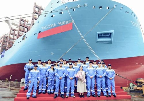 Tacoma Maersk dołącza do floty dwupaliwowych kontenerowców duńskiego przewoźnika
