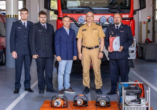 Sprzęt hydrauliczny dla OSP Krępkowo
