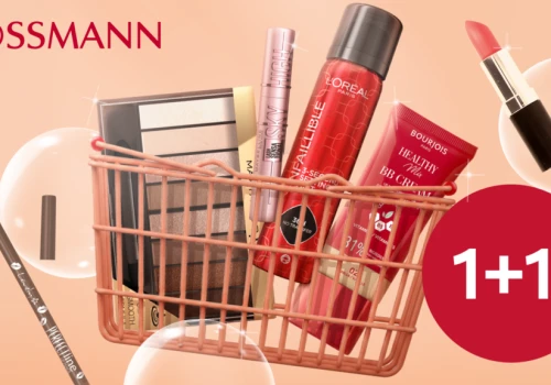 Makijażowe 1+1 gratis w Rossmannie