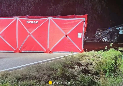 Tragiczny wypadek w Sarnowie-Górach. Nie żyje 50-letni motocyklista