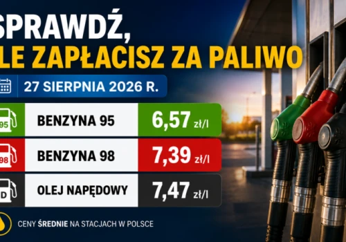 Sprawdź, ile zapłacisz za paliwo 27 sierpnia 2026 r.!!