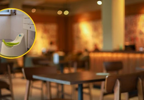 Rodzice pozwolili córce skorzystać z nocnika przy stole we włoskiej restauracji. Właścicielka oburzona