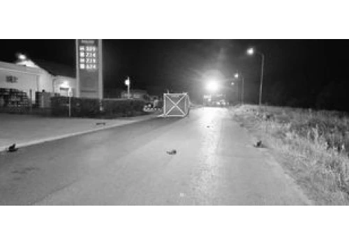 Śmierć na drodze. Zginęli rowerzysta i motocyklista