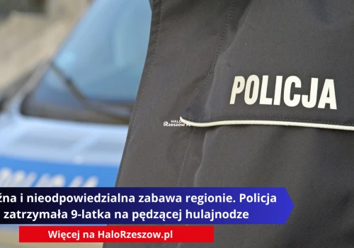 Groźna i nieodpowiedzialna zabawa w regionie. Policja zatrzymała 9-latka na pędzącej hulajnodze