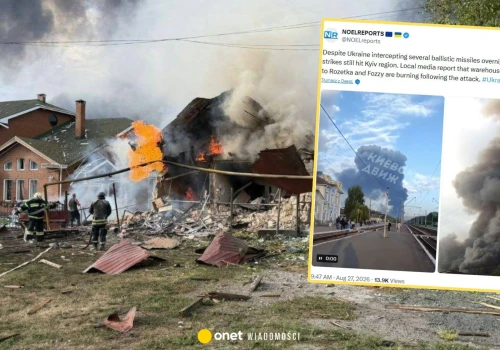 Zmasowany atak Rosji na Ukrainę. Rakiety i drony nad Kijowem i Odessą