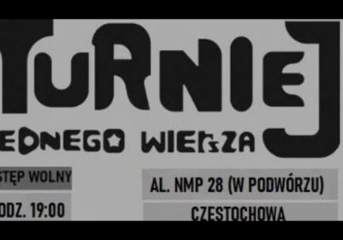 Święto słowa i niezależnej muzyki. Turniej Jednego Wiersza oraz koncert Grzegorza Nawrockiego w Częstochowie