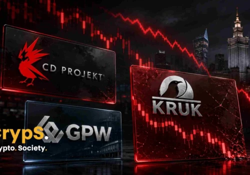 Wyprzedaż na GPW! Kruk runął o 7%, CD Projekt z gigantycznym obrotem