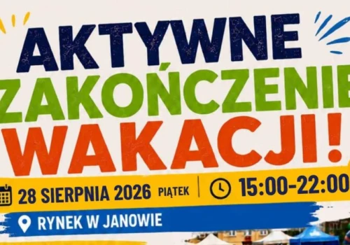 Aktywne pożegnanie lata w Janowie. Rowerowe ewolucje, potańcówka i masa atrakcji na rynku!