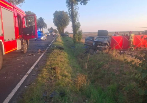 Tragiczny wypadek na DK 91 w Longinówce. Nie żyje młoda kobieta