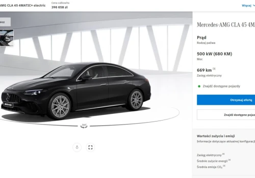 Mercedes-AMG CLA 45: CENA od 356 700 złotych. „Jak V8, tylko mocniejszy” i generujący przeżycia religijne u prezesa