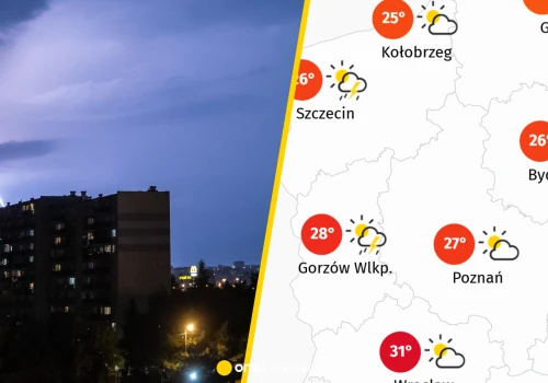Załamanie pogody uderzy już dziś wieczorem. Silne burze coraz bliżej Polski