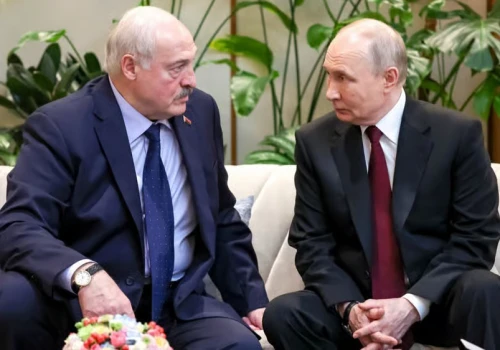 Łukaszenko w Moskwie.