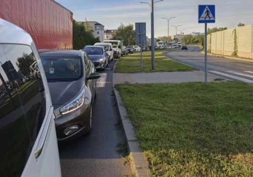 Gigantyczny poranny korek w Ciechanowie