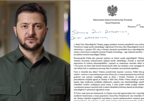 „Zawsze będziemy o tym pamiętać”. Zełenski odpowiedział na list otrzymany od Nawrockiego