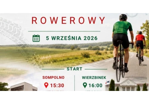 Rowerowo przez dwie gminy. Sompolno i Wierzbinek na jednej trasie