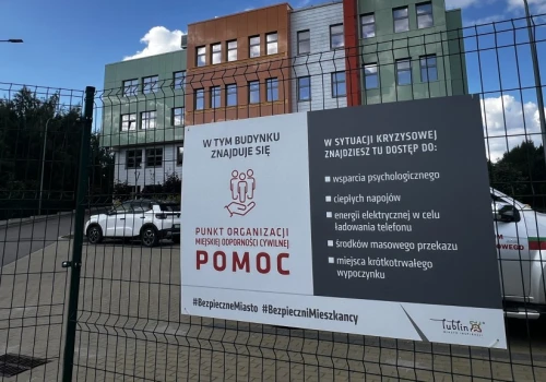 Lublin stawia na POMOC. Pierwszy punkt gotowy do uruchomienia