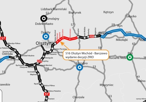 Rusza rozbudowa S16 pod Olsztynem. Powstanie 11,4 km drogi ekspresowej