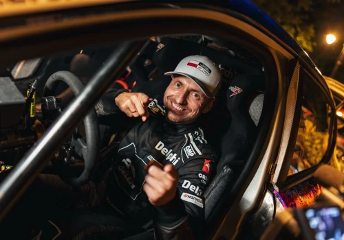 Rajdowe legendy wróciły na trasę. Kajetanowicz i Szczepaniak ruszyli Citroënem C3 WRC
