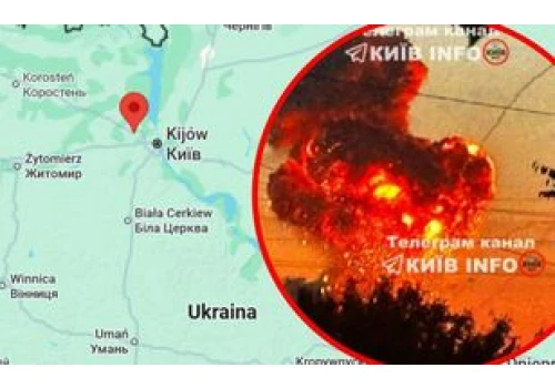 Działo się w nocy. Atak pod Kijowem, są zabici i ranni