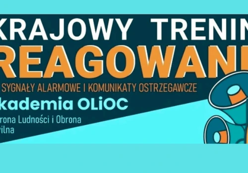 29 sierpnia w całej Polsce ćwiczymy właściwe reagowanie. Rusza Krajowy Trening Reagowania Akademii OLiOC