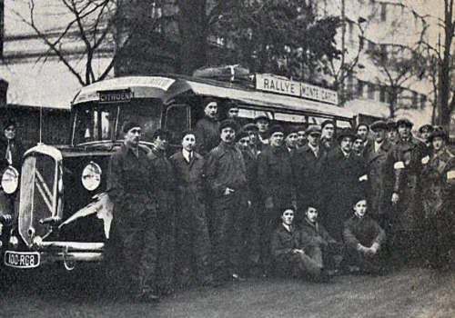 André Citroën wystawił w słynnym rajdzie Monte Carlo… autobus, model T45