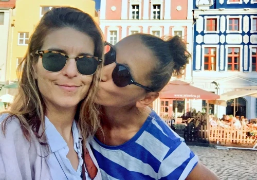 Polska medalistka olimpijska miała żonę. 