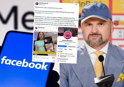 Brzoska pokazuje kolejne oszustwo, kasyno dla nastolatków reklamowane w serwisach Meta