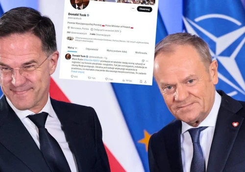 Donald Tusk po rozmowie z gensekiem NATO. 
