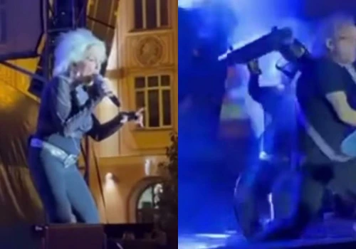 Małgorzata Ostrowska miała wypadek na koncercie. 