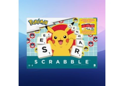 Promocja na Scrabble Pokémon 2w1 na Allegro. Złap je wszystkie i układaj słowa za jedyne 70 zł!