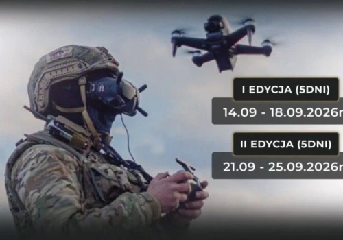 Bezpłatne szkolenia z obsługi dronów dla klas mundurowych. Ruszają zapisy