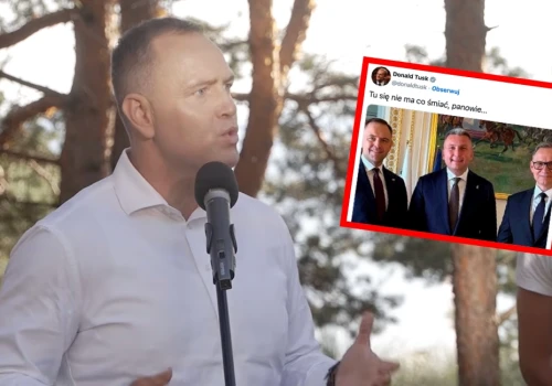 Nawrocki atakuje, Tusk ripostuje. Wystarczyło kilka słów i TA fotka prezydenta! „Tu się nie ma co śmiać”